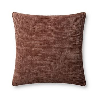 Loloi Solid Textured 22" x 22" Throw Pillow