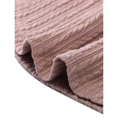 Long Sleeve Tunic Tops for Women's Mock Neck Work Casual Blouse