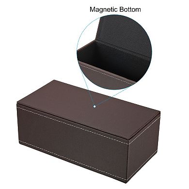 Tissue Box Cover, Leather Napkin Paper Towel Dispenser Holder