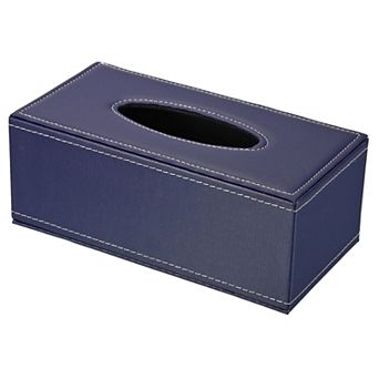 Tissue Box Cover, Leather Napkin Paper Towel Dispenser Holder