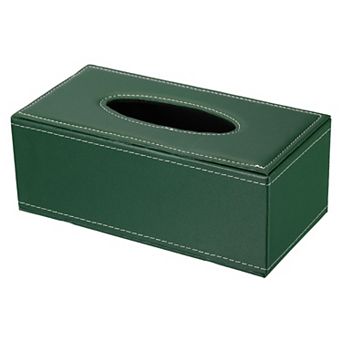 Tissue Box Cover, Leather Napkin Paper Towel Dispenser Holder