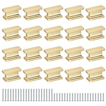 20 Pack Square Cabinet Knobs, Dresser Knobs Kitchen Cabinet Pulls