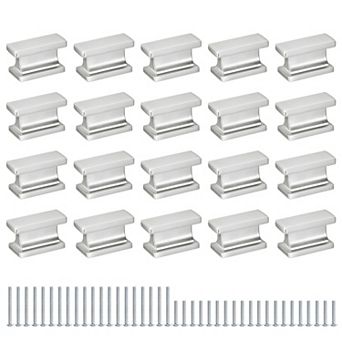 20 Pack Square Cabinet Knobs, Dresser Knobs Kitchen Cabinet Pulls
