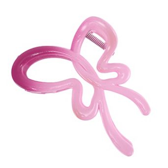 Fashion Gradient Color Bow Hair Clips For Women 4.13"x2.95"x1.97" 1 pc
