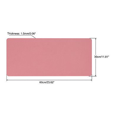 24"x12" Desk Mat Protector, PVC Non-Slip Mouse Pad Mat
