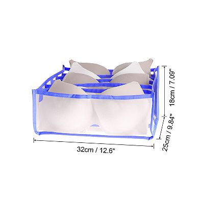 Clothes Organizer For Folded Clothes, Sweater Compartment Storage Box For Underwear Thin Jeans Pants