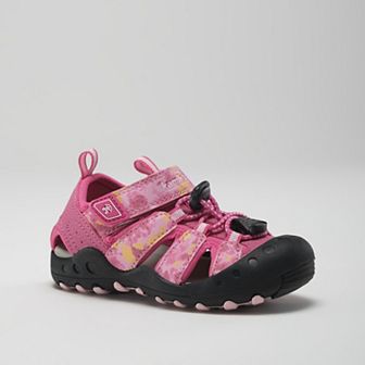 Kamik Crab Print Pink Little Kids Girls' Sandals