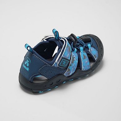 Kamik Crab Print Blue Toddler Boys' Sandals
