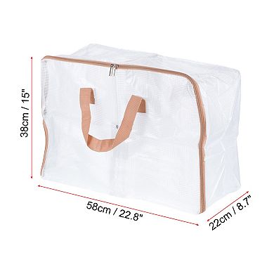Closet Storage Bags Clothes Blanket Organizer Foldable Moving Tote Bag For Bedding