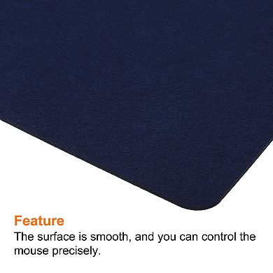9"x8" Mouse Pad, Felt Dual Side Desk Pad Writing Mat for Office Home