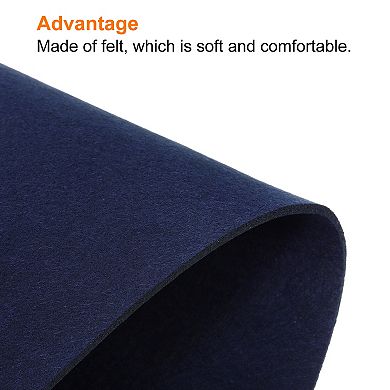 24"x12" Desk Mat Protector, Felt Dual Side Mouse Pad Writing Mat