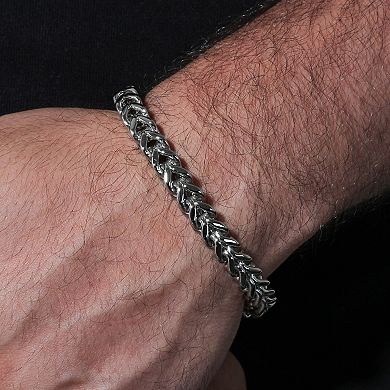 Men's Jewelry Nation Stainless Steel Franco Link Bracelet