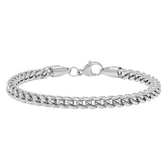 Men's Jewelry Nation Stainless Steel Franco Link Bracelet