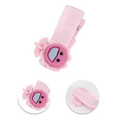 Cute Cloud Mouse Hair Clips Hairdo Clip For Children Pink 10 Pcs