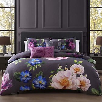 Bebejan Elegant Blossoms 5 pc Reversible Comforter Set