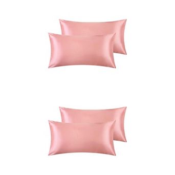 Satin Hair And Skin Breathable Envelope Closure Pillowcase 4 pc 20" X 40"