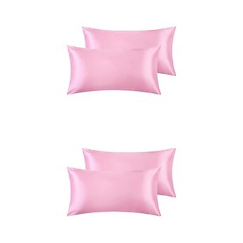 Satin Hair And Skin Breathable Envelope Closure Pillowcase 4 pc 20" X 40"