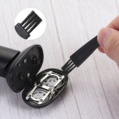 Shaver Cleaning Brush Tools With Plastic Handle For Keyboard, Window Track, Vent Outlet, Home