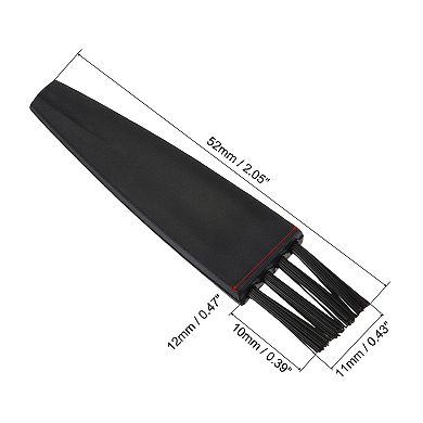 Shaver Cleaning Brush Tools With Plastic Handle For Keyboard, Window Track, Vent Outlet, Home