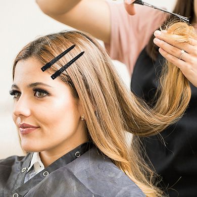 12 Pcs Metal Durk Bill Hair Clip Non-slip 3.54"x0.59" For Hair Styling