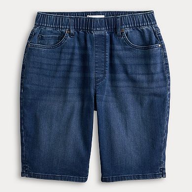 Women's Croft & Barrow® Modern Denim Pull-On Bermuda Shorts