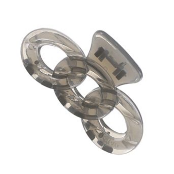 Classic Transparent Plastic Hairpin Hairdo Clip 1 pc