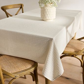 Mingle & Co. Modern Woven Tablecloth