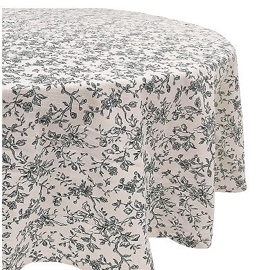 Mingle & Co. Floral Printed Woven Tablecloth