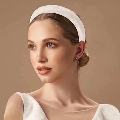Elegant Retro Jacquard Wide Hairband For Women 6.30"x5.71"
