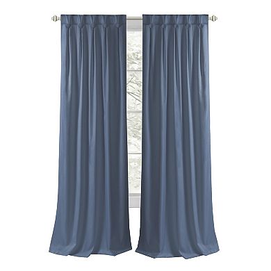 Achim Grant Back Tab Button Blackout Curtain Panel