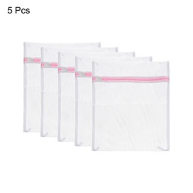 5 Pcs 9.1"x11.8" Mesh Laundry Bags With Zipper Mesh Wash Bags For Laundry