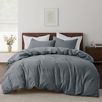 Unikome 100% Cotton Duvet Cover Set - Soft, Breathable, And Durable Bedding For A Comfortable Sleep