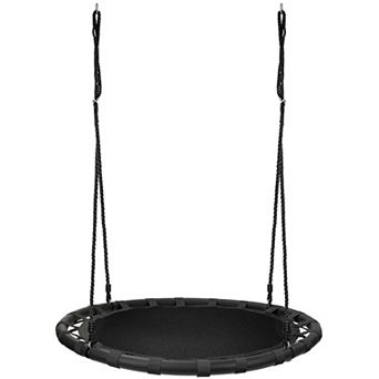 Sorbus Fabric Spinner Kids Play Swing 40" Diameter - Black