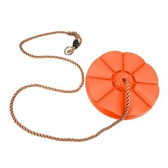 Sorbus Disc Seat Swing - Outdoor Swing, Orange