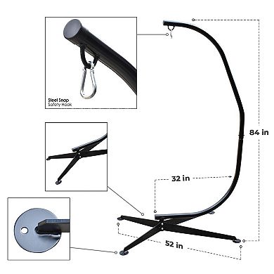 Sorbus Swivel Hammock Stand Frame
