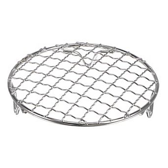 Round Cooking Rack 5" 201 Stainless Steel Barbecue Grill With 20mm Legs