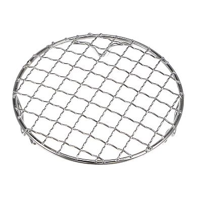 Round Cooking Rack 5" 201 Stainless Steel Barbecue Grill With 20mm Legs