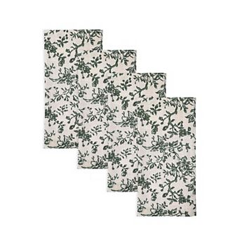 Mingle & Co. 4-Pack Floral Napkin Set