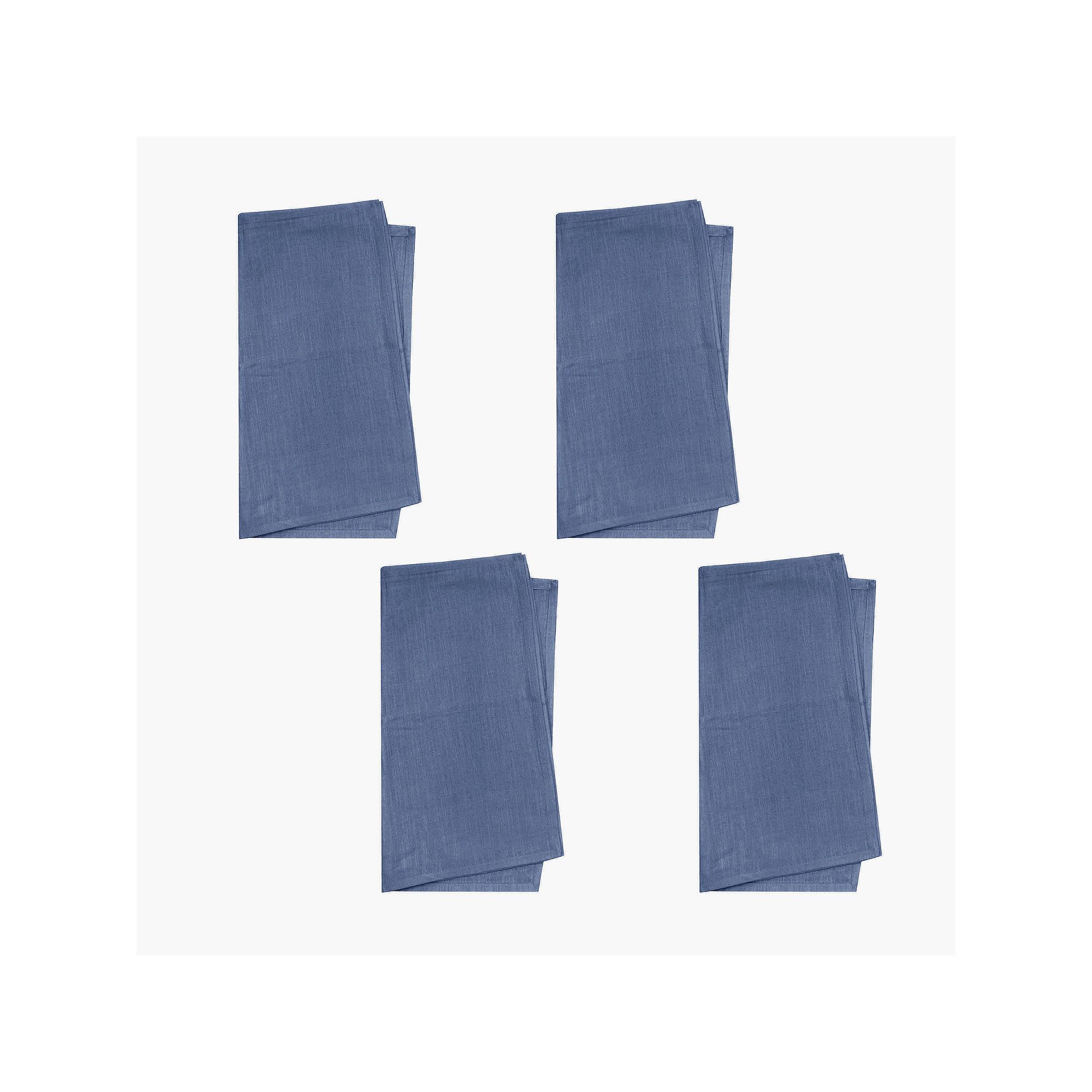 Mingle & Co. 4-Pack Woven Napkin Set, Blue