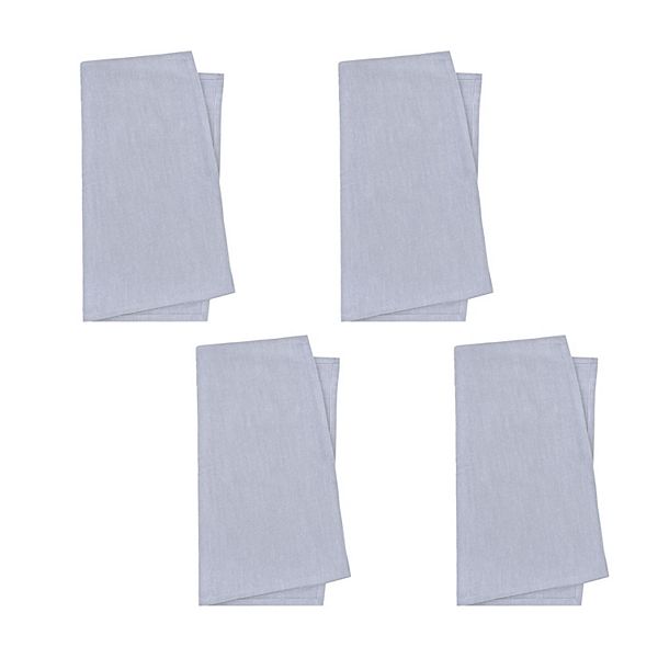Mingle & Co. 4-Pack Woven Napkin Set - Gray