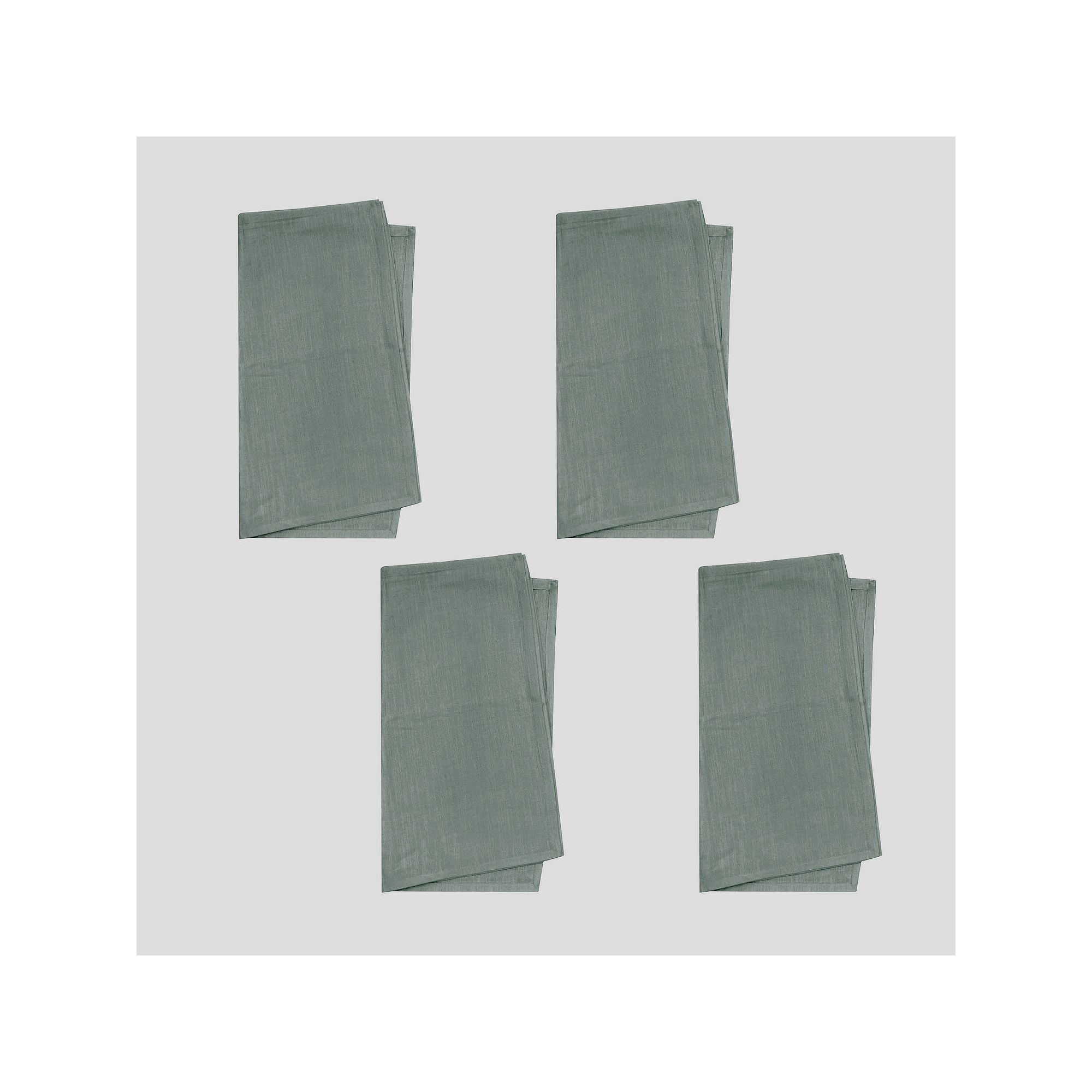 Mingle & Co. 4-Pack Woven Napkin Set, Green