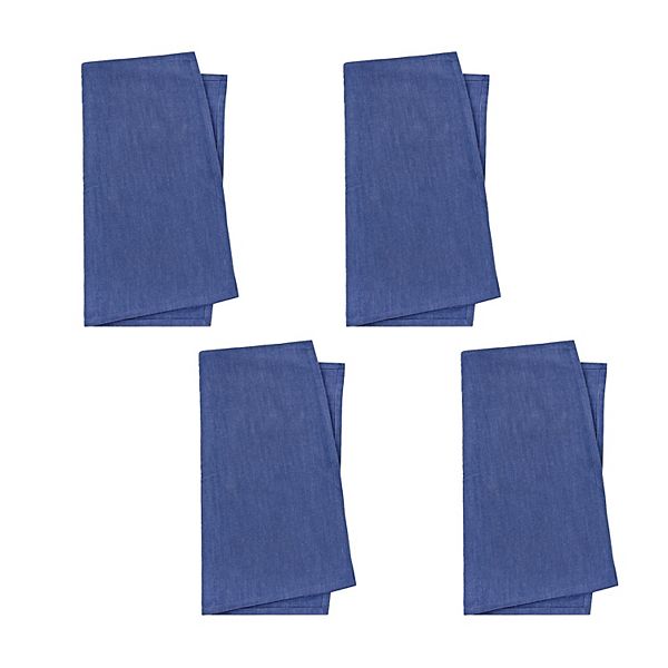 Mingle & Co. 4-Pack Woven Napkin Set - Navy