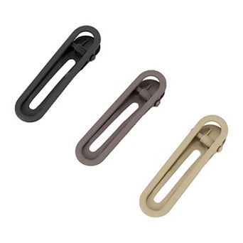 Classic Fashion Hair Clips Hairdo Clip 2.36"x0.67"x0.47" 3 pc