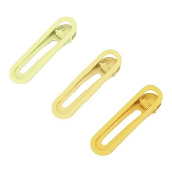 Classic Fashion Hair Clips Hairdo Clip 2.36"x0.67"x0.47" 3 pc