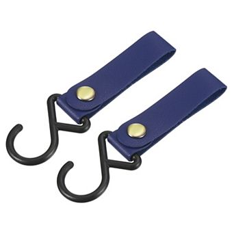 PU Leather S Shelf Hooks Camping Hook Hanger Plastic Outdoor Accessories