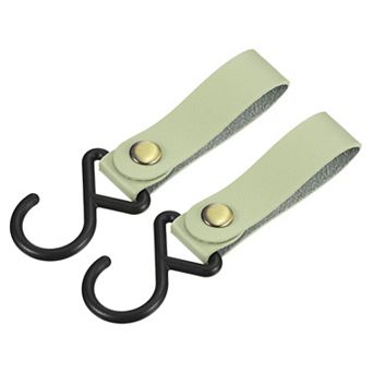PU Leather S Shelf Hooks Camping Hook Hanger Plastic Outdoor Accessories