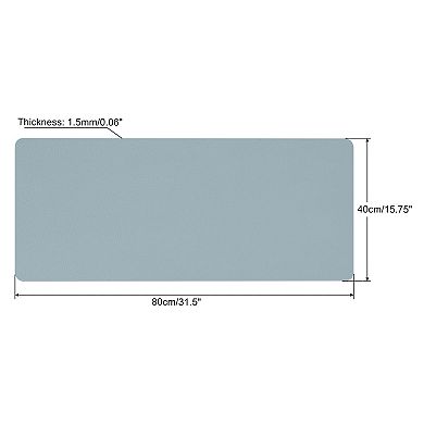 31"x16" Desk Mat Protector, Non-Slip Mouse Pad Mat