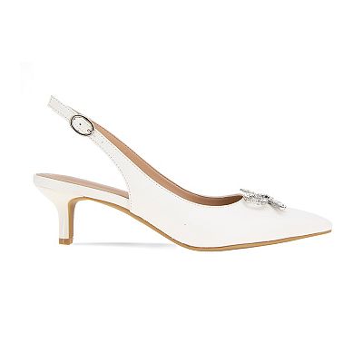 BCBGeneration Donna Women's Bow Accent Slingback Pumps