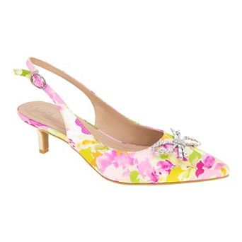 BCBGeneration Donna Women's Bow Accent Slingback Pumps