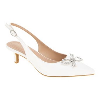 BCBGeneration Donna Women's Bow Accent Slingback Pumps